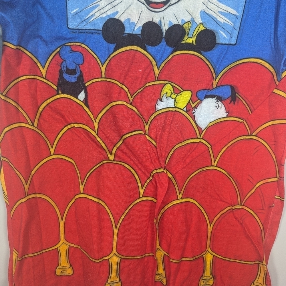 Vintage Disney World Mickey Mouse Pajama Sleep Shirt One Size mickey mouse - Picture 8 of 10